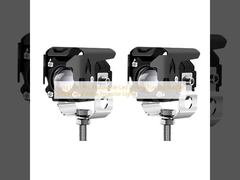 Uzun Yaşam YAYE Motosiklet Led Sürüş Sis Fenerleri 60W Amber ve Beyaz Projector Fenerleri