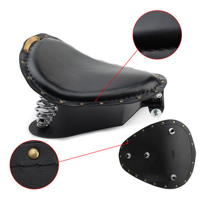 Motorcycle Universal Black Brown Driver Solo Seat Spring Bracket Mounting Kit Solo Driver Sportster Seat Bobber Single Seat