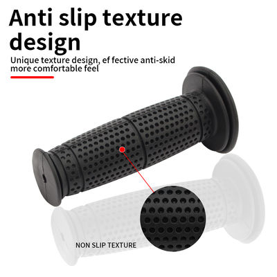 Retro Classic Motorcycle Handle Grips New Rubber Handlebar 22mm for Cafe Racer Vintage Bike Universal Fitment Cafe Racer Vintage