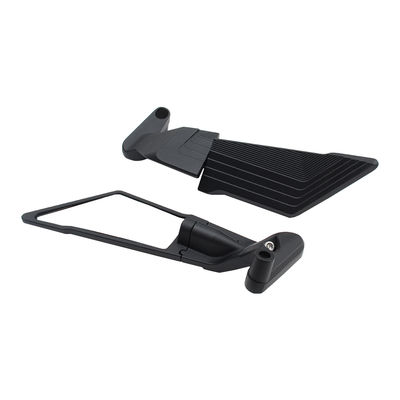 Motorcycle Rotatable High Brightness Turn Signal Mirrors  Large Wing Mirror Modified Universal Rearview Mirror