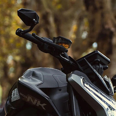 Diamond Shaped Handle Mirror Suitable for 22mm Handle Width Motorcycle Rearview Mirror Motorcycle Universal Accessories