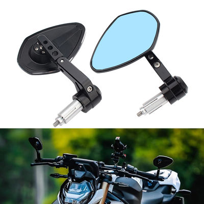 Diamond Shaped Mirror Suitable for 22mm Handle Width Adjustable Motorcycle Rearview Mirror Motorcycle Universal Accessories
