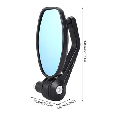 Universal Fitment Black Motorcycle Replacement Rear View Mirror Modified Side View Motorrad Spiegel Rear Mirror Black Mirror