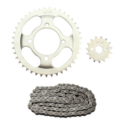 YAYE Durable 420 428 428h Sprocket Chains CG125 BAJAJ100 CD110 AX100 GN125 BM150 Motorcycle Drive Sprocket Chain Kit Sets