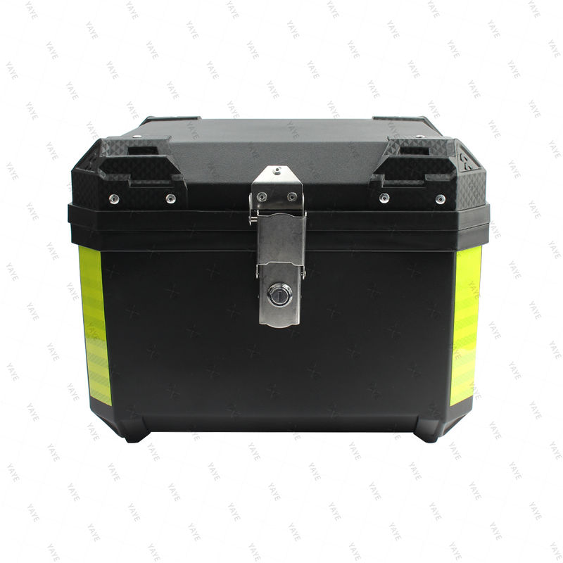 45L High Capacity Motorcycle Trunk Helmet Box Universal Top Case Waterproof Tail Box for Helmet and Luggage Storage