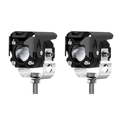 Uzun Yaşam YAYE Motosiklet Led Sürüş Sis Fenerleri 60W Amber ve Beyaz Projector Fenerleri
