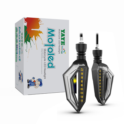 DC12V Sarı LED Su Akışı Dönüş Sinyalı Uyarı Işığı YAYE Motosiklet 2385