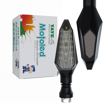 Parlak ışık renk seçenekleri ile evrensel su geçirmez motosiklet LED dönüş sinyali ışığı