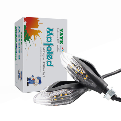 Motosiklet LED Işık Akış Su Blinker Yanıp sönen Işık Su Lambası ile
