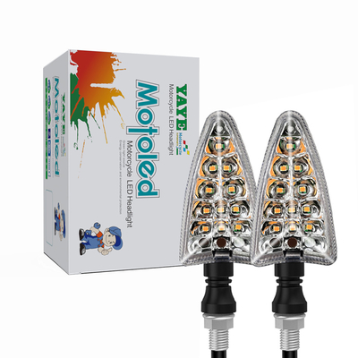 Evrensel ABC PC Motosiklet LED Dönüş Sinyalı Fenerleri YAYE Işık Sistemi DC12V Voltaj