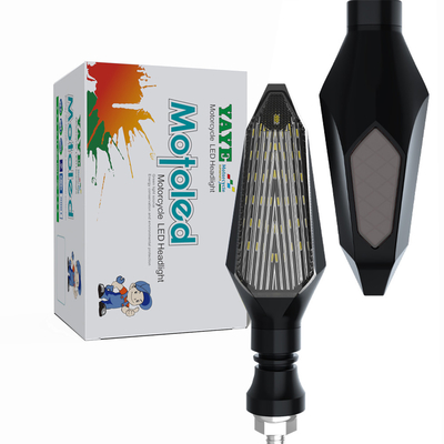 DC12V Voltaj Su geçirmez Motosiklet LED Dönüş Sinyalı Işık 120mm*30mm içinde 2PCS