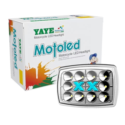 YAYE CD70 12V Motosiklet LED Farı DRL'li Uzun Kısa Far